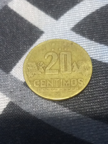 Moneda De 20 Céntimos De 1992 Firmada