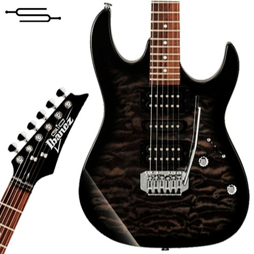 Ibanez Grx 70qa Negra Guitarra Electrica C/ Tremolo + Funda