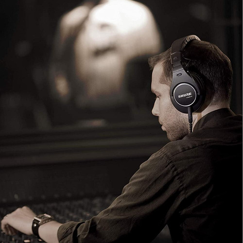 Imagen 9 de 10 de Auriculares Shure Srh840-bk Cerrados De Estudio