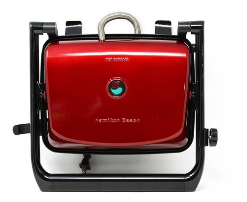 Paninera Parrilla Panini Press Roja Hamilton Beach 25462z