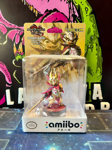 Amiibo Otomo Airou Moster Hunter Rise Sunbreak