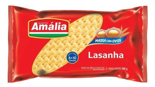 Lasanha Com Ovos 500g Santa Amália