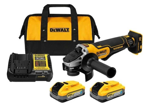 Esmeril Angular Inalambrico 20v 4.1/2 Xr Dewalt Dcg413h2