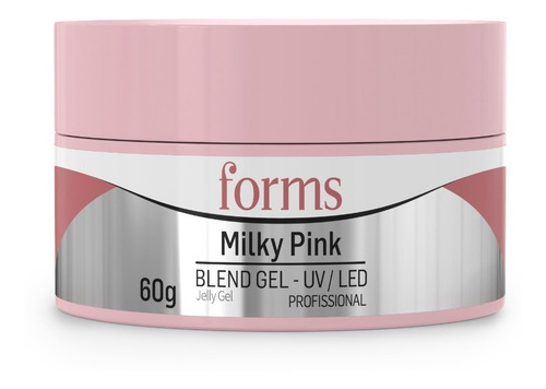 Blend Poligel Forms 60g - By Michele Santos Cor Milky Pink