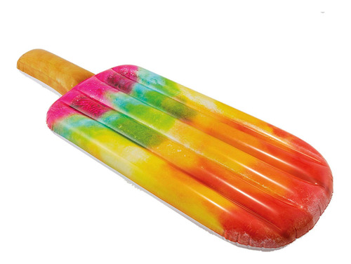 Colchoneta Inflable Flotante Intex Paleta Helado Colores 58766 191X76 Cm