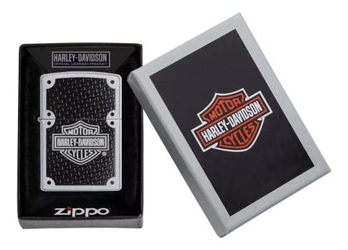 Imagen 6 de 6 de Zippo Harley Davidson Carbon Fibre 1220084