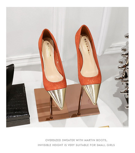 Zapatos Para Mujer Zapatos De Tacón Alto Con Punta Puntiagud