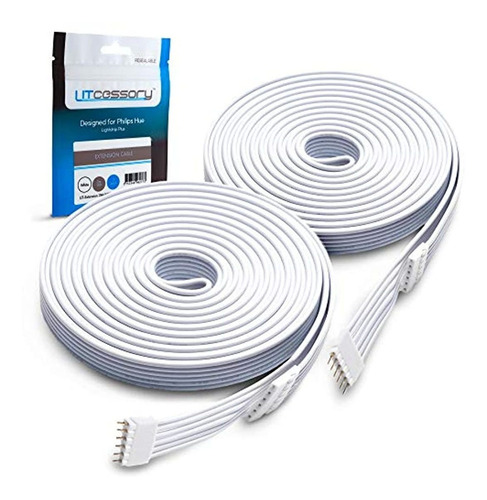 Litcessory Cable De Extensión Para Philips Hue Lightstrip Pl