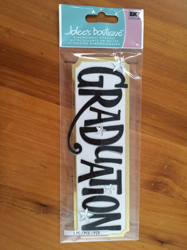 Etiqueta, Sticker Scrapbook,  Graduation