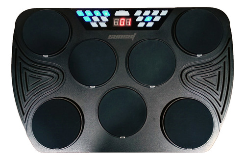 Bateria Electronica Sunset Portatil + Pedales Y Palillos