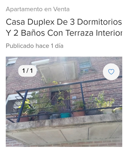 Casa 3 Dormitorios Y 2 Baños