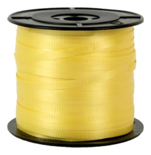 Liston Rulin Curling Curly Liso 100m, Decoración Y S Color Amarillo Intenso