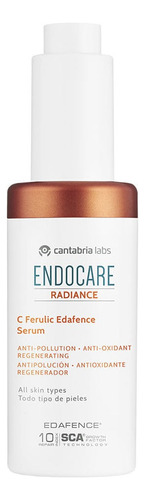 Sérum C Ferulic Edafence Serum Endocare Radiance para todo tipo de piel de 30mL