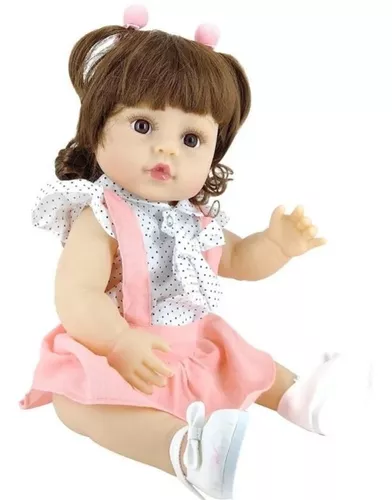 Boneca Bebe Reborn Laura Baby Sweet Claire 100% Vinil-Shiny Toys -  Brinquedos é na Bmtoys