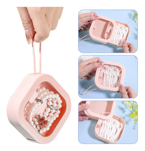 Caja De Almacenamiento Portátil De Plástico De Goma Y Plásti