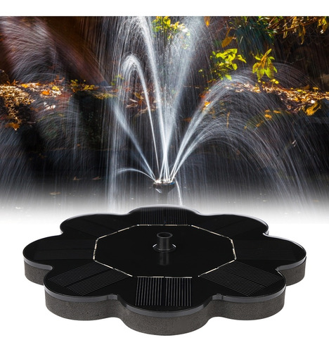 Fuente Solar De 8 V 1,5 W Pequeño Estanque Jardín Paisaje Fl