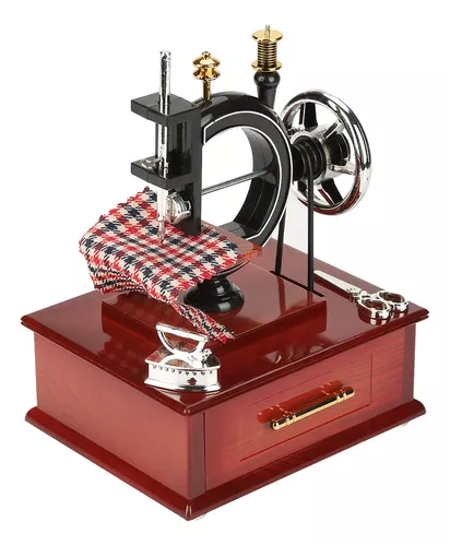 Old Fashioned Sewing Machine Music Box