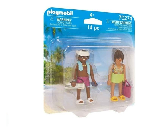 Playmobil 70274 Duo Pack Pareja De Vacaciones-original 