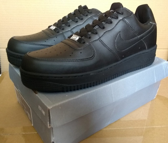 tenis nike air force one negros