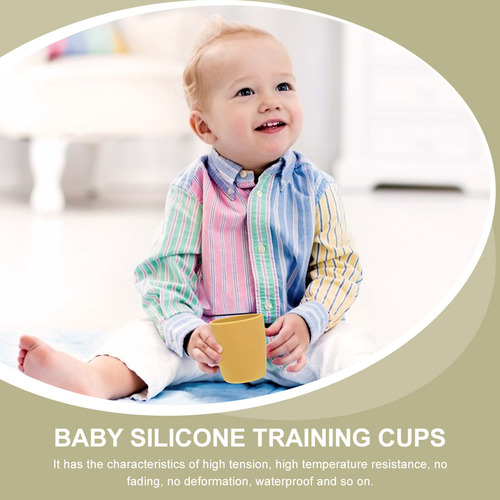 2 Tazas De Silicona Para Comida Para Bebés, Tazas De Aprendi