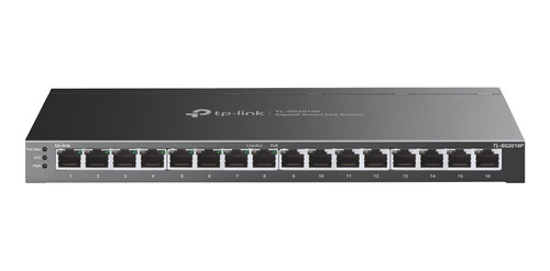 Switch Tp-link Tl-sg2016 Poe 16 Puertos, 8p Poe Y 8p Gigabit