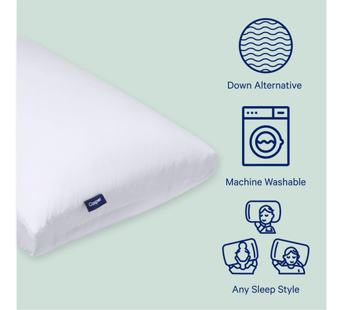 Almohada Estándar Para Dormir Color Blanco