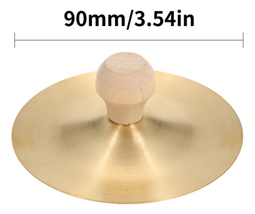 Nuevo Platillos De Madera Con Forma De Dedo De Latón For