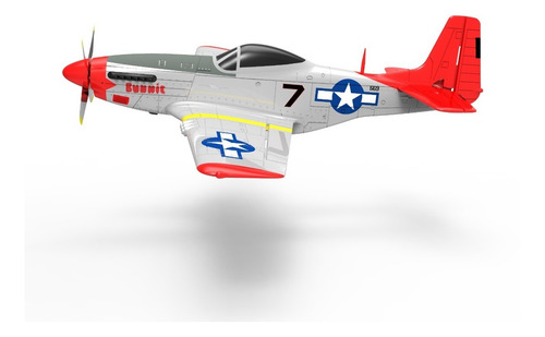 Imagen 4 de 7 de Avión Radiocontrol Rc 4 Ch Completo P-51 Estabilizador Gyro