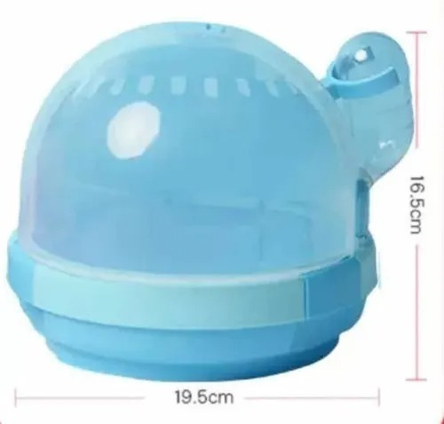 Imagen 3 de 3 de Jaula Para Hamster Transportador