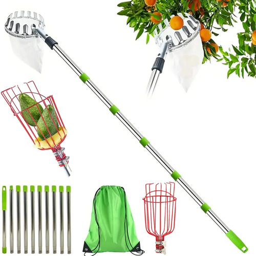 Herramienta Recolectora Frutas Mango Ajustable 13 Pies Mmg