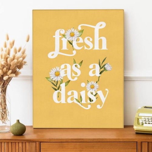 Nistomisu Daisys Art Canvas Prints Decoración De Pared Retro