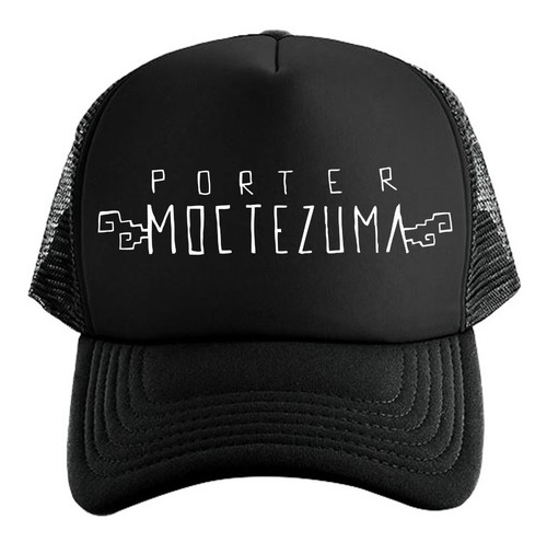 Gorra Black Unisex De Malla Porter Moctezuma Indie Mexicano