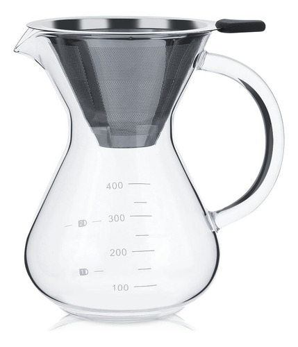 Gsycle Pour Over Coffee Maker,400ml Glass Coffee Pot Coffee.