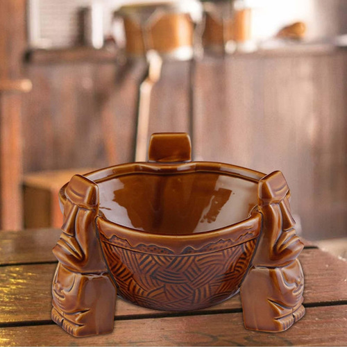Tazas Tiki De Cerámica De Gran Capacidad De 1000ml Para