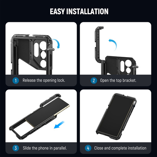 Adaptador De Filtro Neewer Jaula + Grip + P/ Samsung S24 Ult