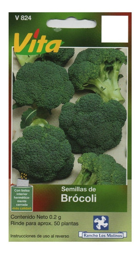 Semillas Brocoli Hortalizas Huerto Casero Urbano