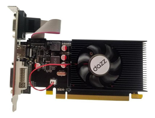 Placa De Vídeo Dazz Radeon R5 220 1gb Ddr3 64bit Single Fan