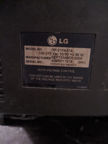 Imagen 3 de 3 de Televisor LG Flatron Para Repuesto