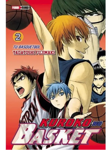 Kuroko No Basket, De Tadatoshi Fujimaki., Vol. 2. Editorial Panini, Tapa Blanda En Español, 2019