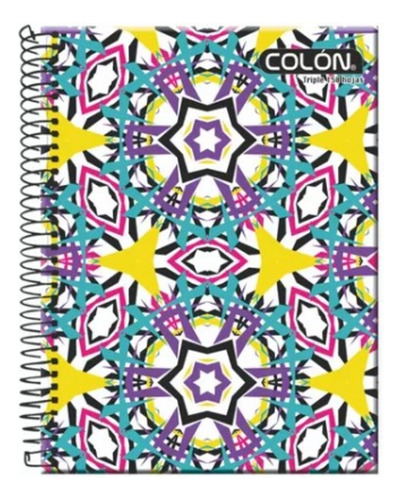 Cuaderno Universitario Triple Colón Femenino 150hj X 4ud