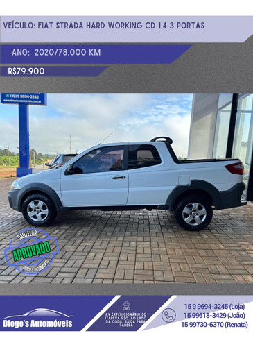 Fiat Strada 1.4 Hard Working Cab. Dupla Flex 3p