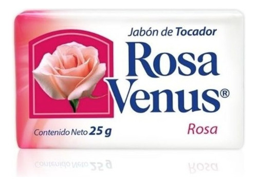 Jabón De Tocador Rosa Venus Rosa De 25 Grs