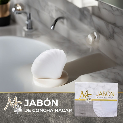 Jabón De Concha Nacar 100gr. Aclarante. Mc Life