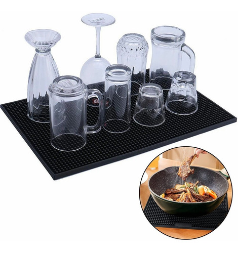 Tapete Escurridor Para Bar Trastes Fregadero Cocina 45x30cm