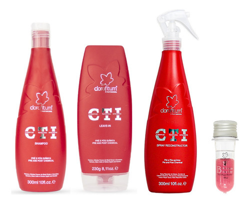 Clorofitum Cti Shampoo E Leave-in E Reconst E Botulínica