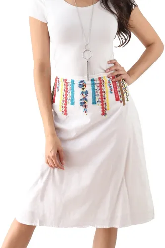 comprar Pollera Falda Midi Algodón Importada  Spiga 31 #6450-21