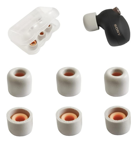 Puntas De Audifonos Mijusun P/ Sony Wf-1000xm4/5, Gris - S