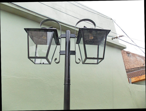 Imagen 4 de 6 de Farola De Jardin Con Poste 2,5mts Incluido!!! 1528 Fabrica!!