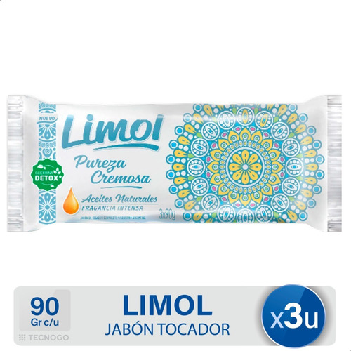 Jabon En Barra Limol Pack X3 Unidades - Mejor Precio