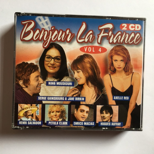 Box Set  La France 2 Cd Claude Francois, Bardot, Mouskouri